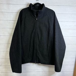 Express Wool Zip Up Coat with Side Slit Pockets Fully Lined XL 💗